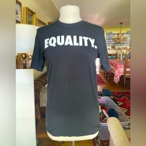 Nike black “equality” short sleeve tee shirt (size small)